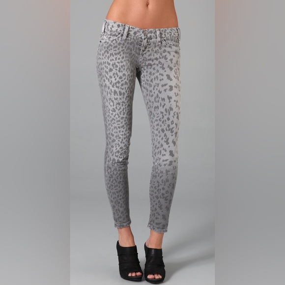 Current/Elliott Leopard Skinnies - Picture 3 of 10